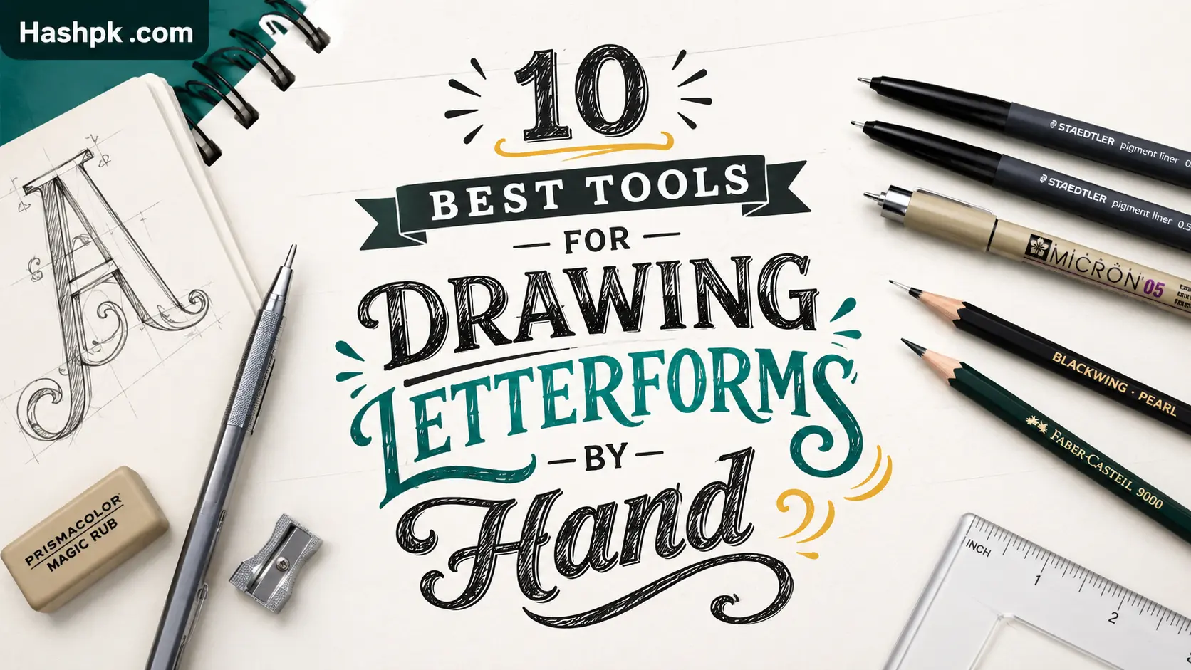 10 Best Tools for Drawing Letterforms by Hand