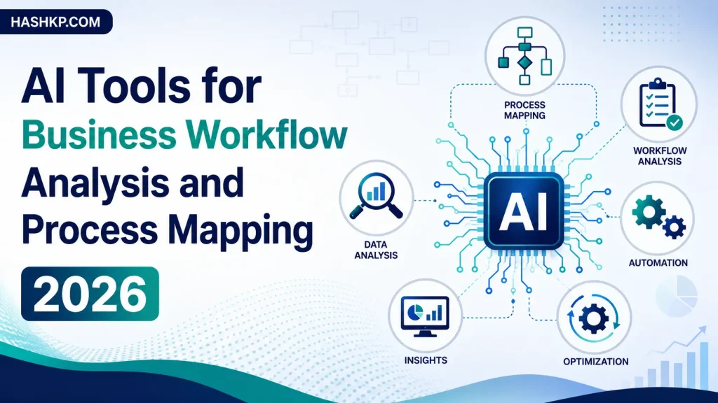 AI tools for business workflow analysis and process mapping read real system data to build accurate, self-updating process maps in 2026.