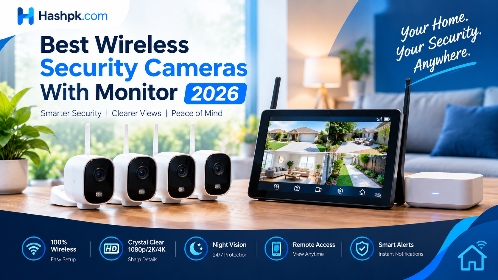 Wireless Security Cameras With Monitor