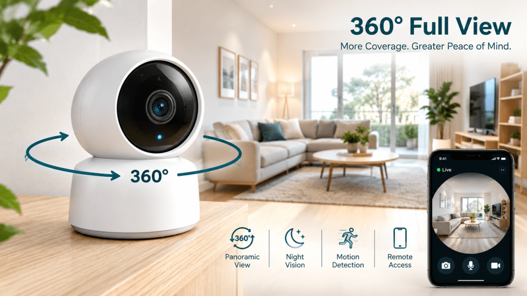 Security Camera Round Facing